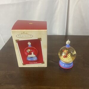 Vintage Hallmark‎ Keepsake Ornament First Snow Globe 2002